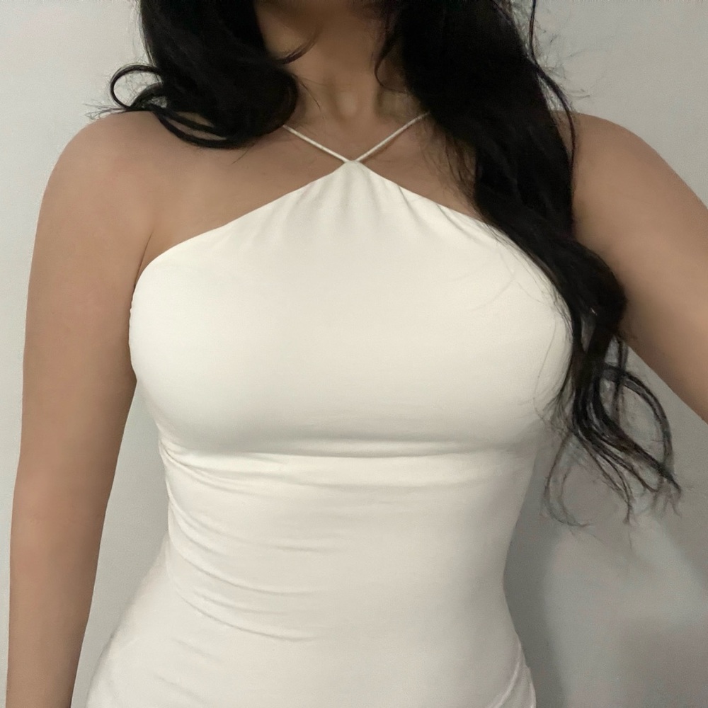 Bodysuit halter top